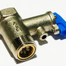 Клапан для водонагревателя предохранительный 1/2, с ручкой, 8 бар, 0.8 МПа, код 100508